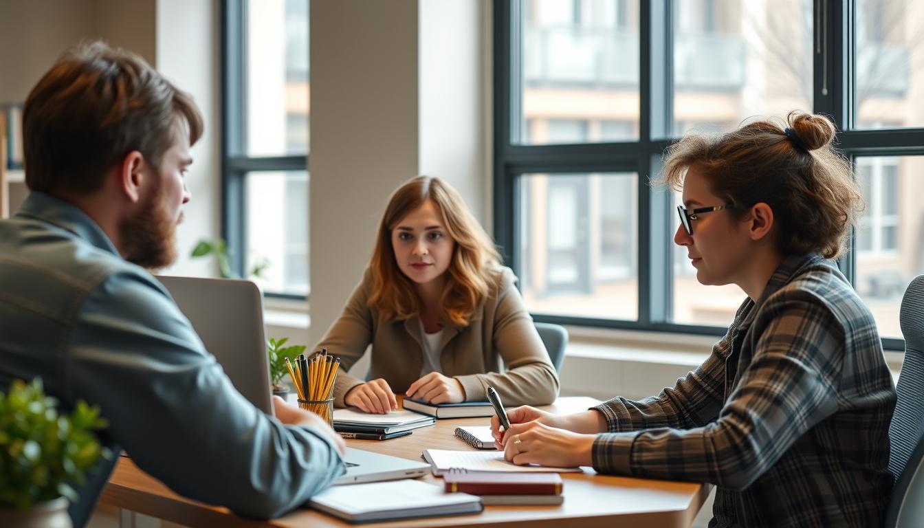 University campus and academic atmosphere in New York