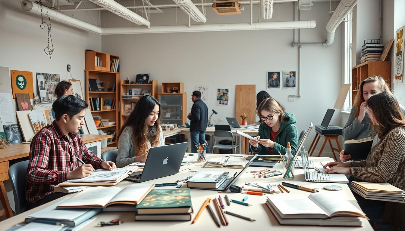 Digital learning platform with online study materials